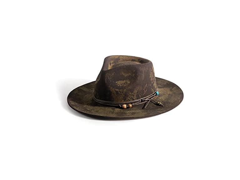 Ruediger (7 3/8) Wide Brim Fedora Hats Handmade - Image 1