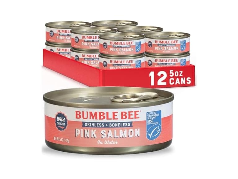 12PK Bumble Bee Skinless & Boneless Canned Salmon - Image 1