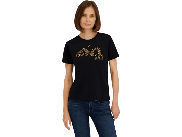 Spyder Womens Metallic Sun Graphic SS Tee - Image 1