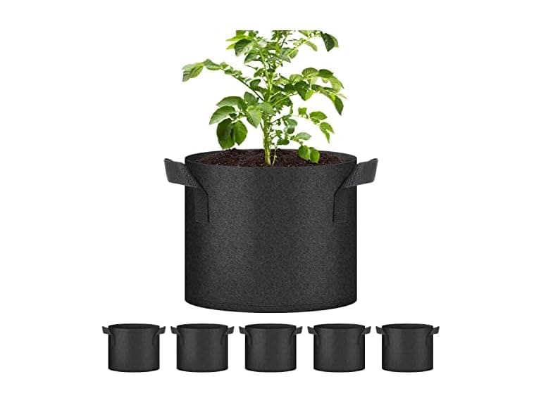 YSSOA YSSOA 5 Pack 5 Gallon Grow Bags, Aeratio - Image 1