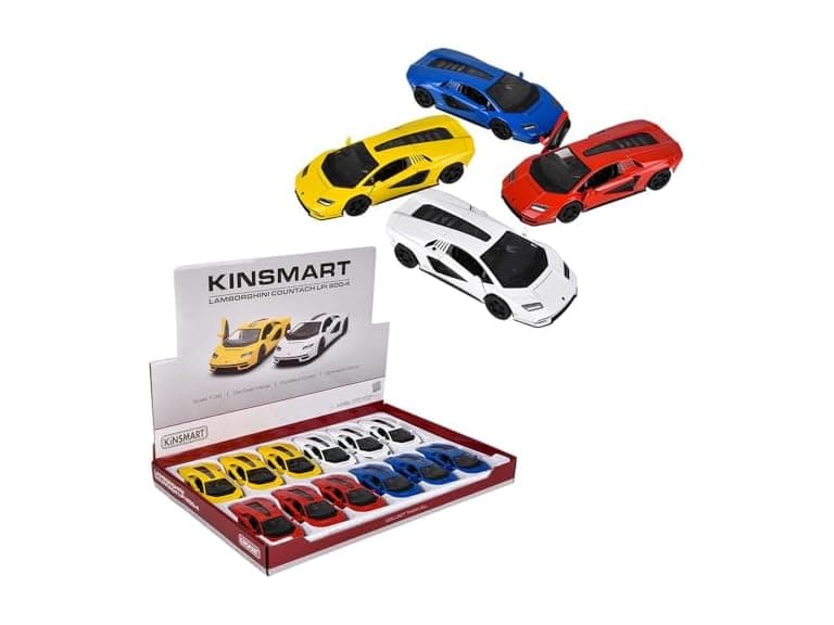 Rhode Island Novelty 5" Diecast Pull Back Luxury Exotic Car - Image 1