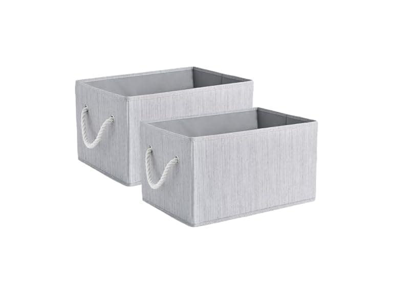 Suptinwear Storage Baskets for Shelves Grey - Image 1
