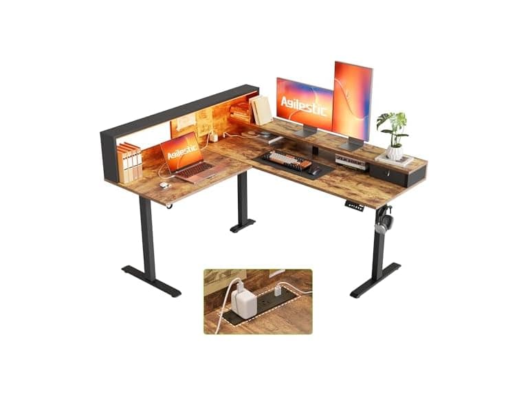 Agilestic Electric Desk with Storage - Image 1