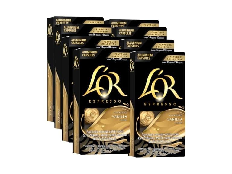(100ct) L'Or Nespresso Capsules - Vanilla - Image 1