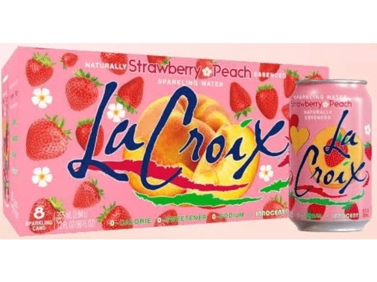 La Croix Sparkling Water, Strawberry Peach - Image 1