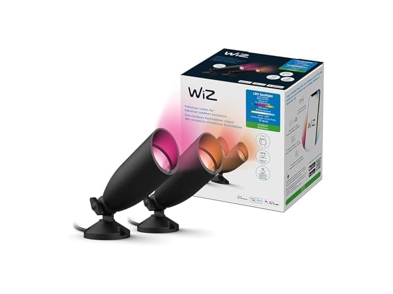 WiZ Connected LED Color Changing Outdoor Spotlight Ext (Open Box) - Image 1