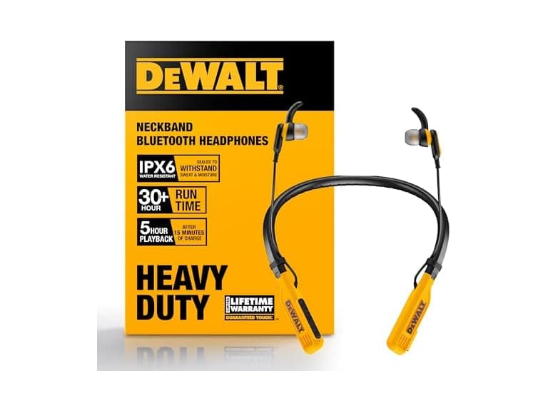 DEWALT DXMA1902091 A Bluetooth Neckband Headphones - Image 1