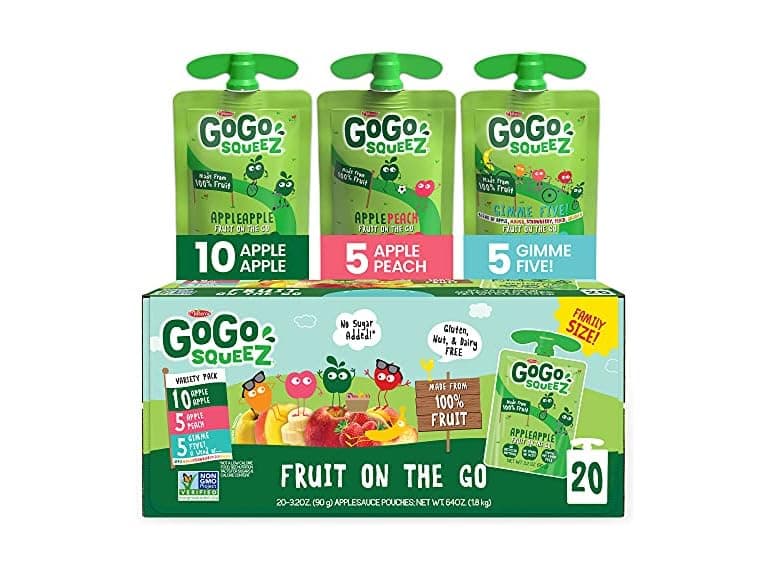 (20 Pk) GoGo squeeZ Fruit on the Go Variety Pack - Image 1