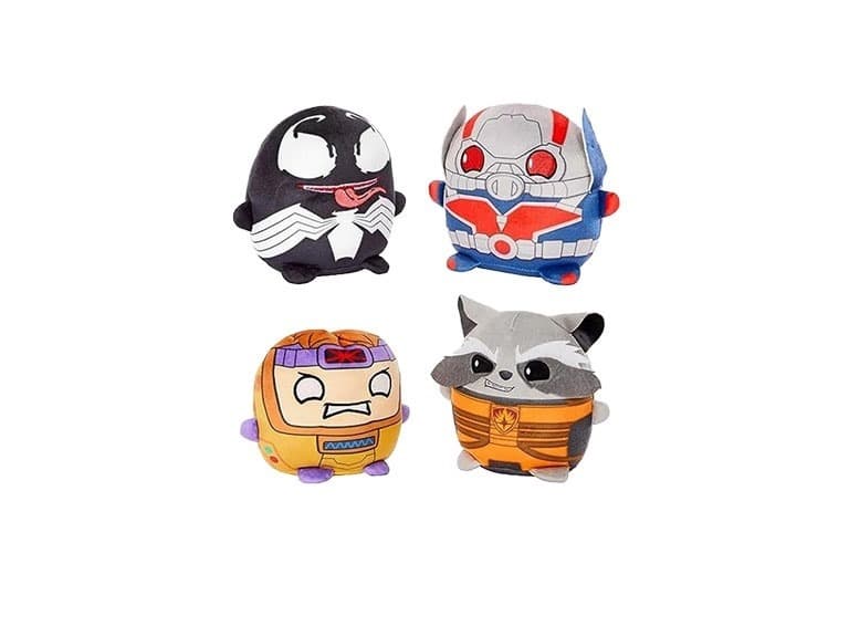 (4pk) Mattel Disney 100 Marvel Cuutopia Plush Figures - Image 1