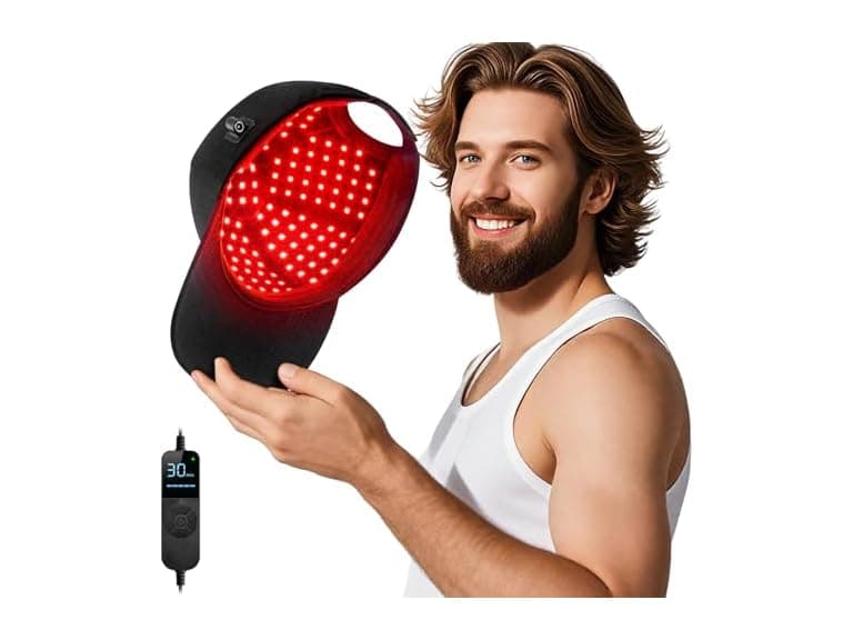 Laser Hair Growth Cap Red Light Therapy Black (Open Box)