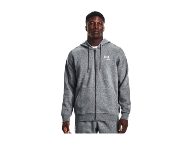 Under Armour Fleece Zip Hoodie Grey L - Image 1