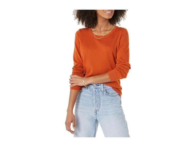 Amazon Essentials Women Lightweight Crewneck Sweater - Image 1