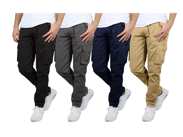 Men's Stretch Cargo Pants (1, 2 or 3 Pk) - Image 1