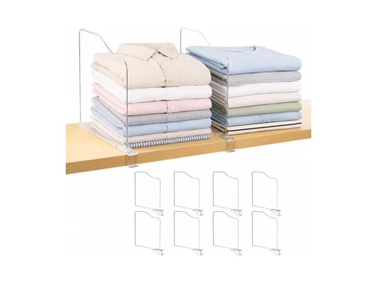 Vtopmart 12" x 11.7" Deep Shelf Dividers 12 Pack