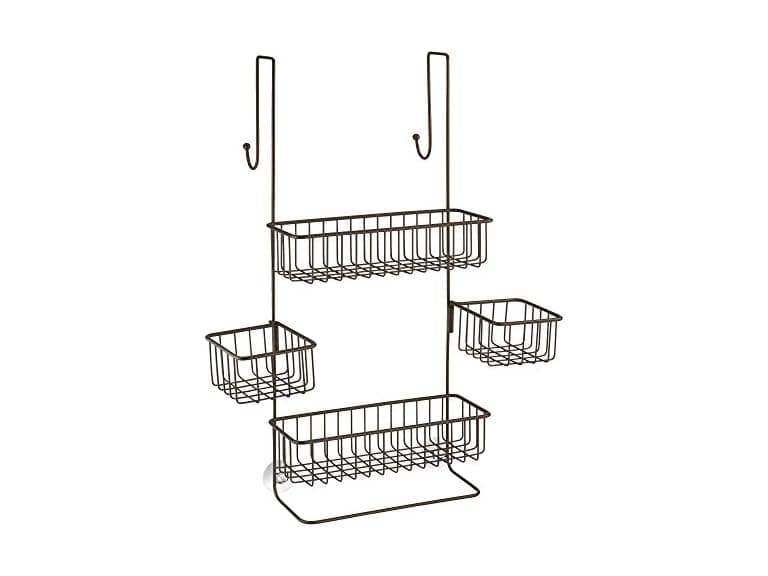 InterDesign Metalo Bathroom Over the Door Shower Caddy - Image 1