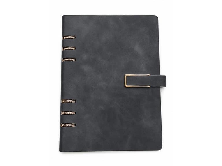 Classycoo A5 PU Leather 6-Ring Binder Notebook- Choose Color - Image 1