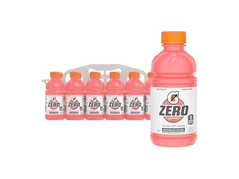 12pk Gatorade Zero Sugar Watermelon Splash 12oz - Image 1