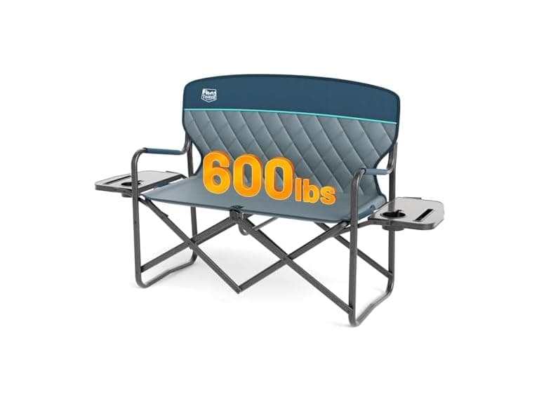 TIMBER RIDGE Blue Camping Loveseat - Image 1