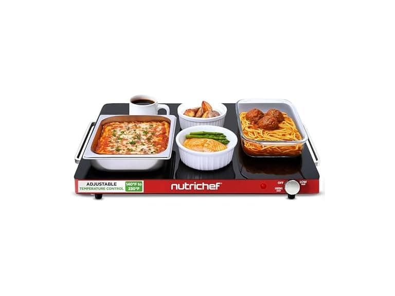 NutriChef Electric Warming Tray - Image 1