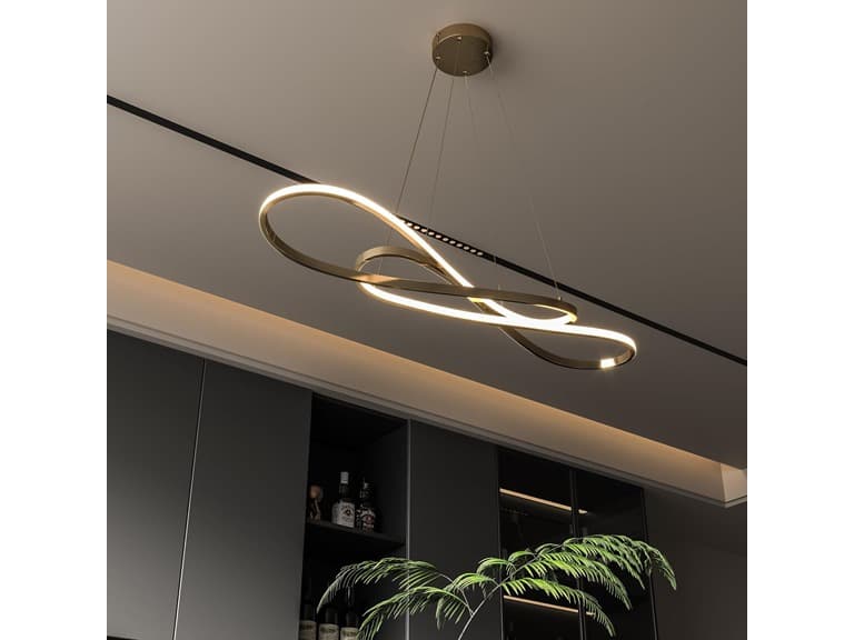 Afaoel Modern LED Dimmer Chandelier | 40in - Image 1