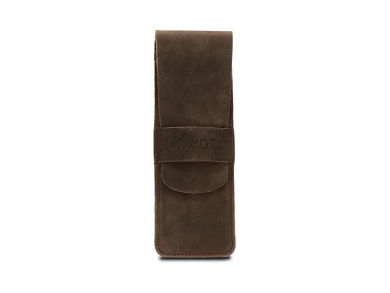 Leather Pen and Pencil Case - Image 1