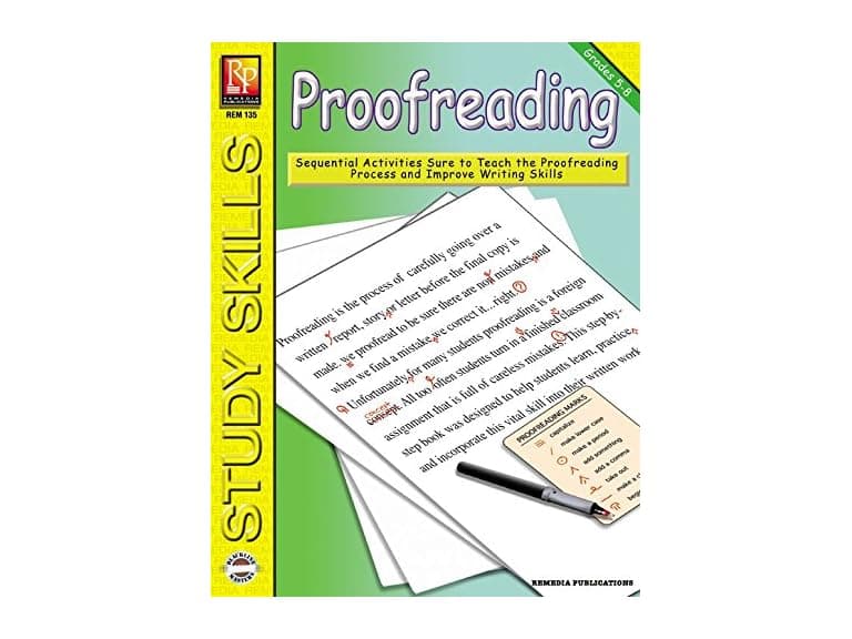 Remedia Publications Study Skills Series: Proofreading 135 - Grades 5-8 - Image 1