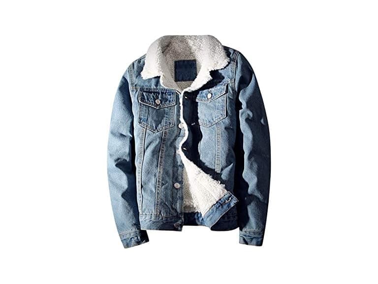 Idopy Men (L) Men`s Winter Fleece Lined Jacket - Image 1