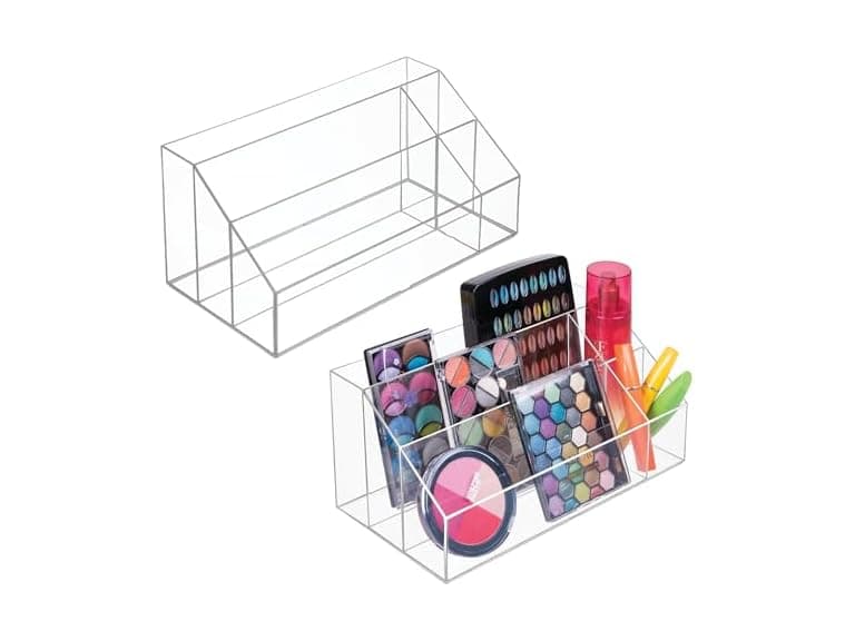 iDesign 5-Section Makeup Organizer Clear - Image 1