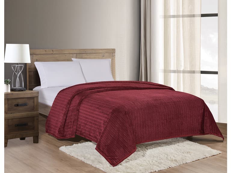 Chevron Braided King & Twin Blanket - Image 1