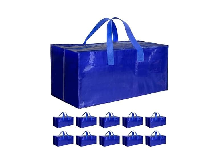HealSmart 10 Pack Oversized Heavy Duty Moving Bags - Image 1
