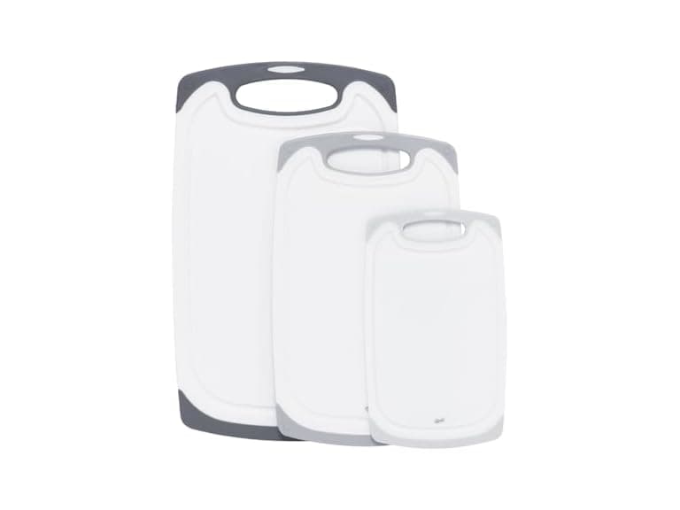Glad 3pc Cutting Board Set, Grey - Image 1