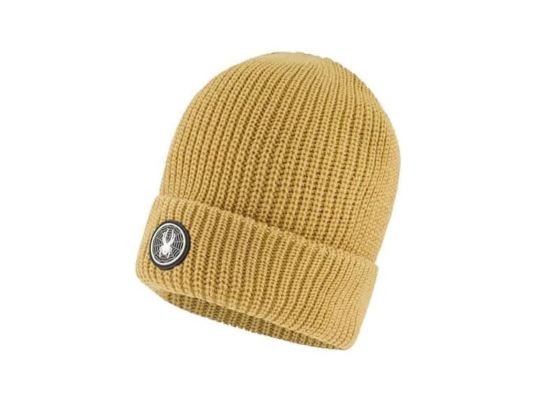 Spyder Mens Fleece Lined Cuff Logo Beanie - Image 1