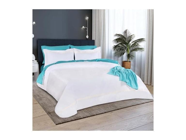 Superior Egyptian Cotton Duvet Cover Set, 1000 TC - Image 1