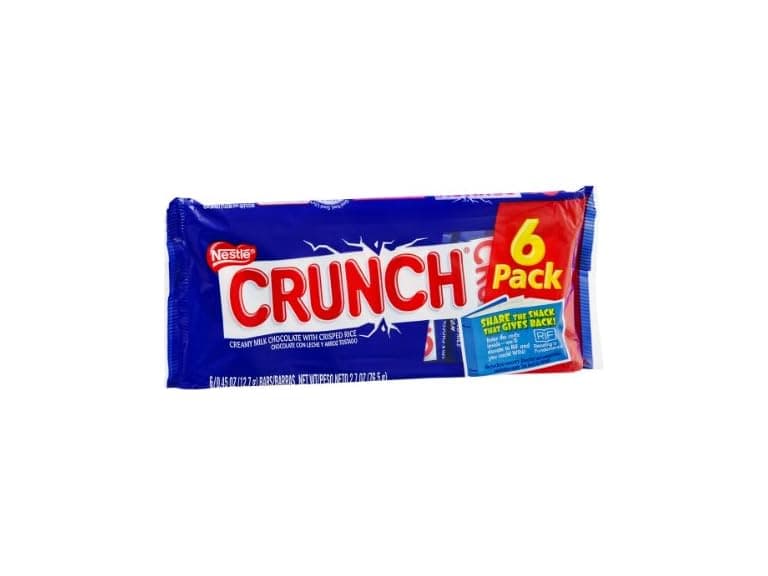 Crunch Fun Size Bars, 6-Pack - Image 1