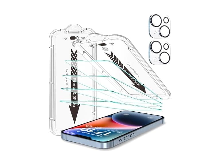 EZ-GLAZ 4 Pack Screen Protector for iPhone 14 6.1"