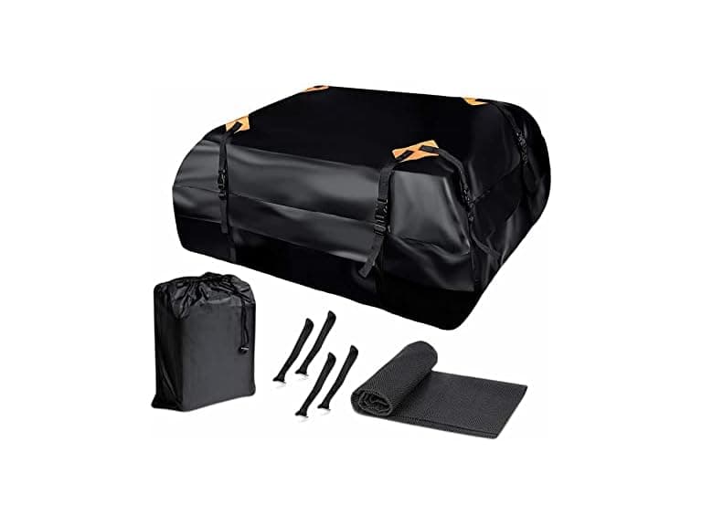 Zone Tech OR0034 Car Roof Cargo Bag Water Resistan Black - Image 1