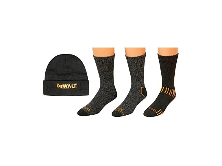 DeWALT Crew Sock and Knit Hat Set - Image 1