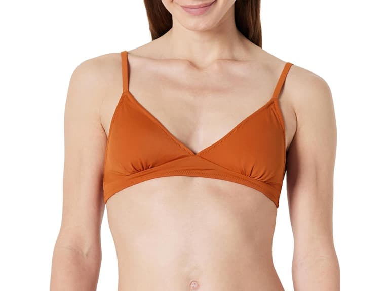Amazon Essentials Women's Bikini Top Terracotta - Image 1