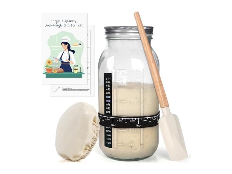 TISEMENT 64oz Sourdough Starter Kit - Image 1