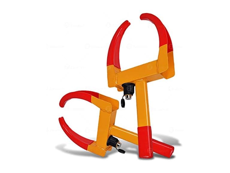 Zone Tech WL0002-2 Wheel Lock Security Tire Clamp 2 Pac - Image 1
