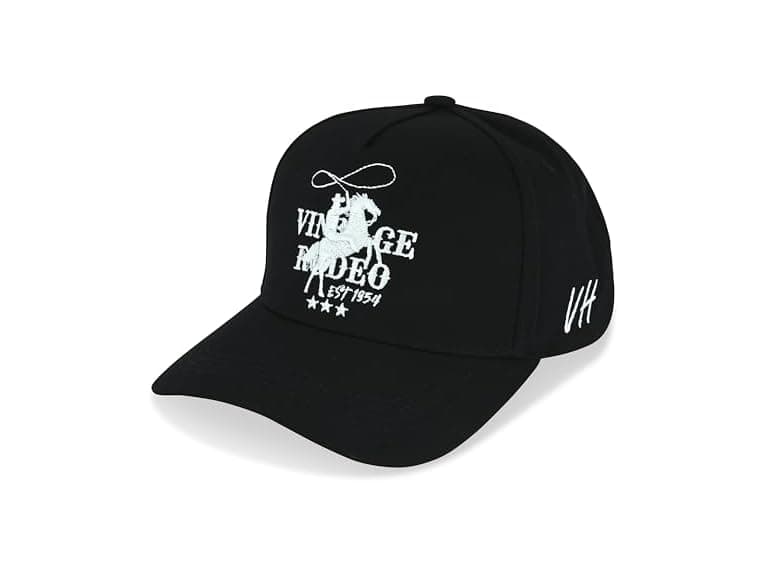 Embroidered Western Retro Snapback Cap - Image 1