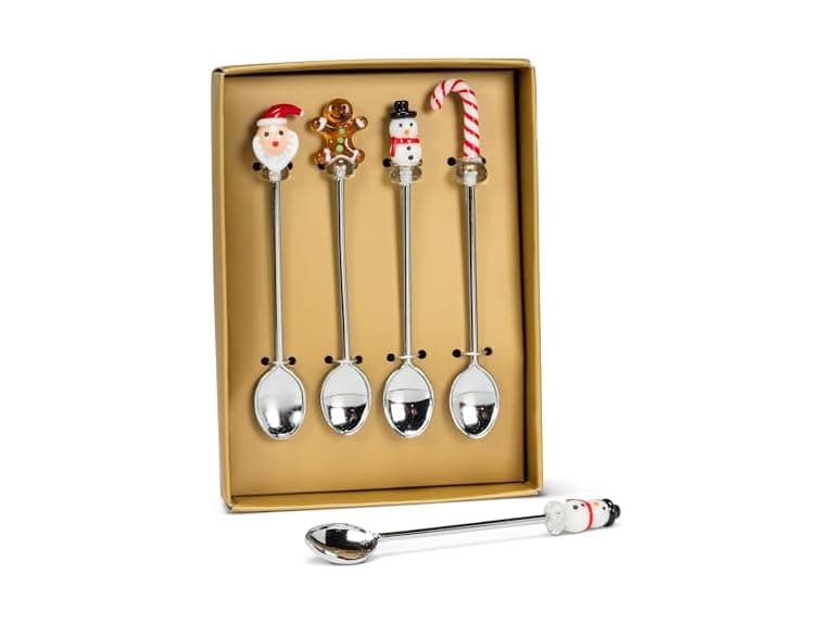 Abbott Collection Holiday Icon Spoons. Set of 4 - Image 1