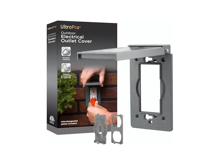 UltraPro Metal Outlet Cover 2pk - Image 1