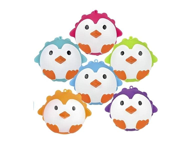 Rhode Island Novelty 4" 3D Figure Penguin Bubble Popper - Image 1