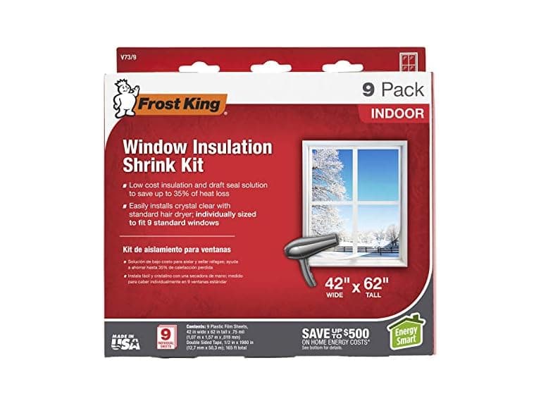 Frost King Indoor Shrink Window Kit 42 62in 9pk - Image 1