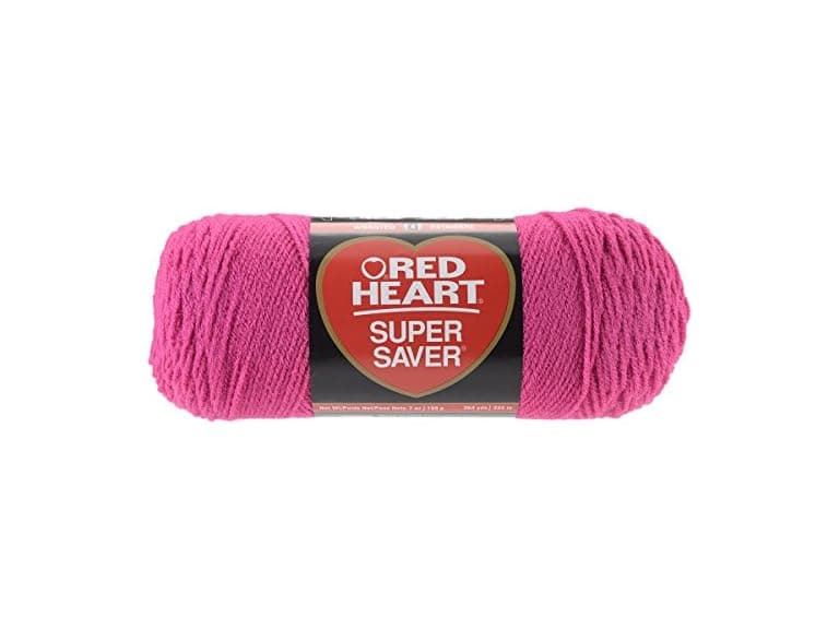 Red Heart Super Saver Yarn - Shocking Pink - Image 1