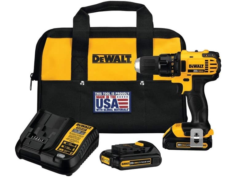 DeWalt DCD780C2 20V Compact Drill/Driver Kit - Image 1