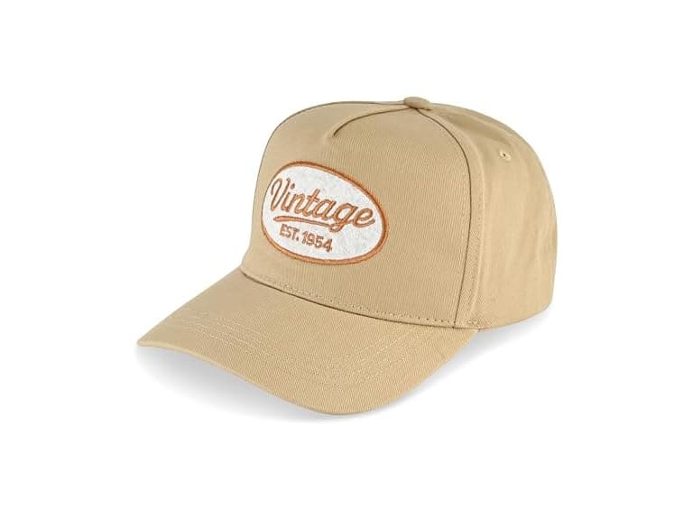 Vintage Embroidered Patch Snapback Cap - Image 1