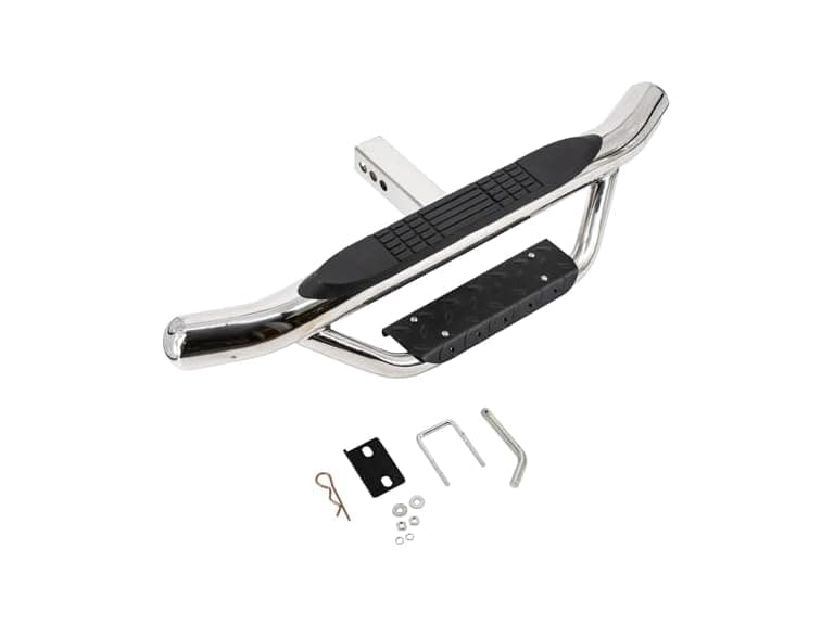 Cobra-Tek HS-007 36" Round Tube Double Hitch Step - Image 1