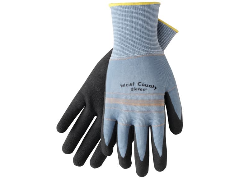 West County – Foam Nitrile Palm Glove - Blue - Image 1